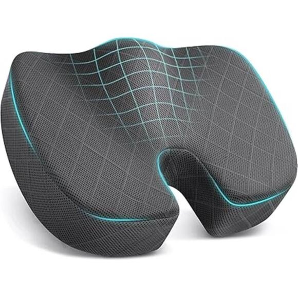 Seat Cushion - Memory Foam Cushion for Office Chair, Car Seat, Airplane,Bleacher - Picture 7 of 7